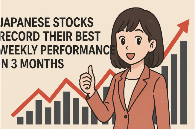 Japanese Stocks Record Their Best Weekly Performance in 3 Months